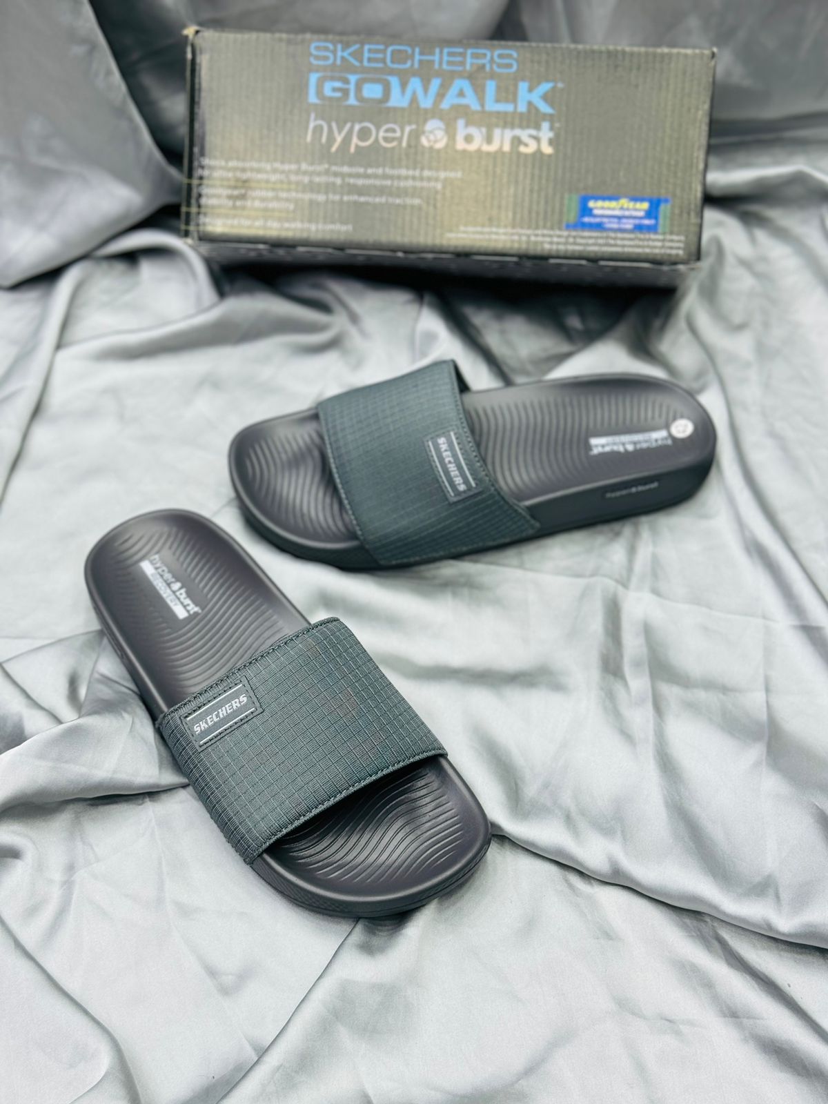 Skechers - Hyper Burst Slides - D2 -  Grey