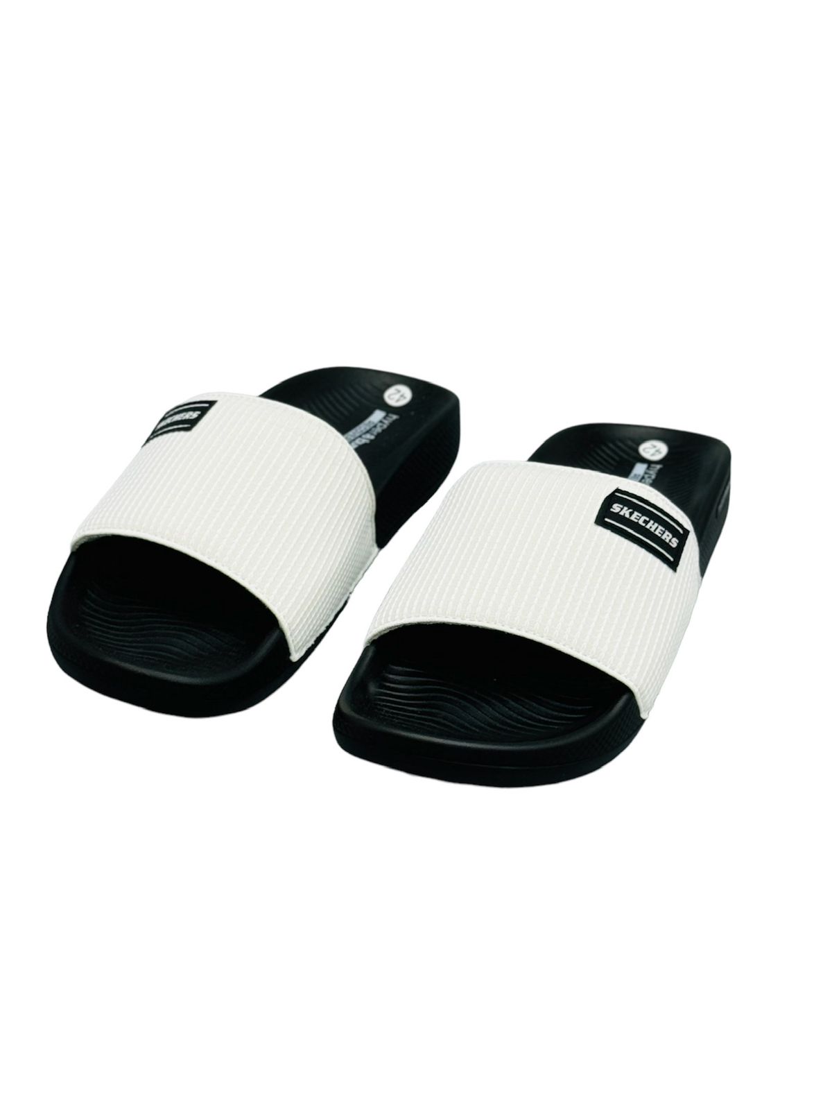 Skechers - Hyper Burst Slides - D2 -  Black White