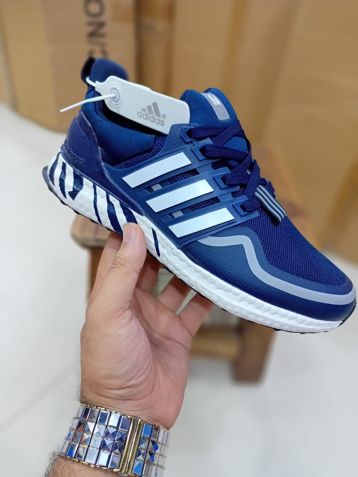 AD - Ultra boost -  Blue White