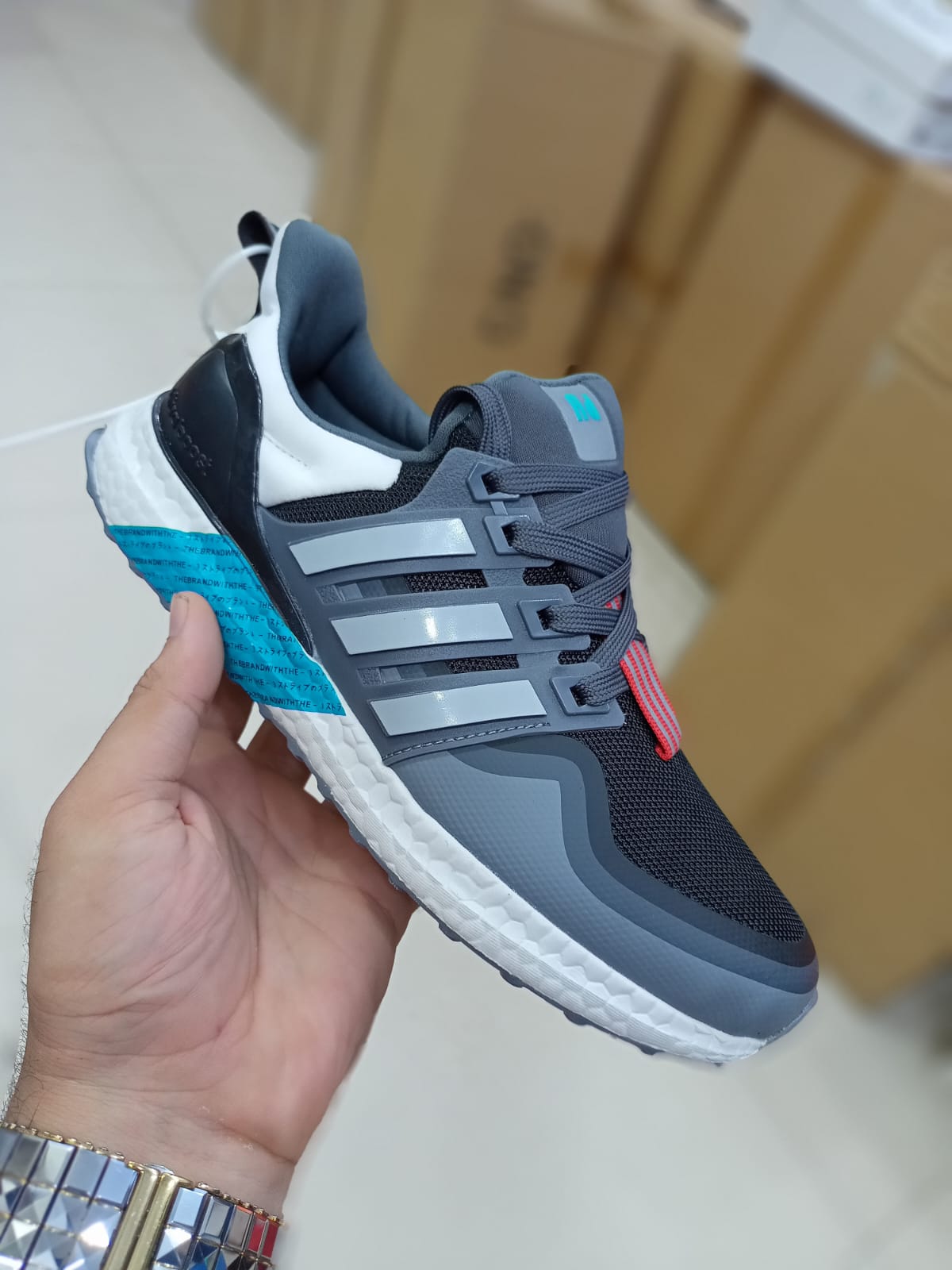 AD - Ultra boost -  Gray Green