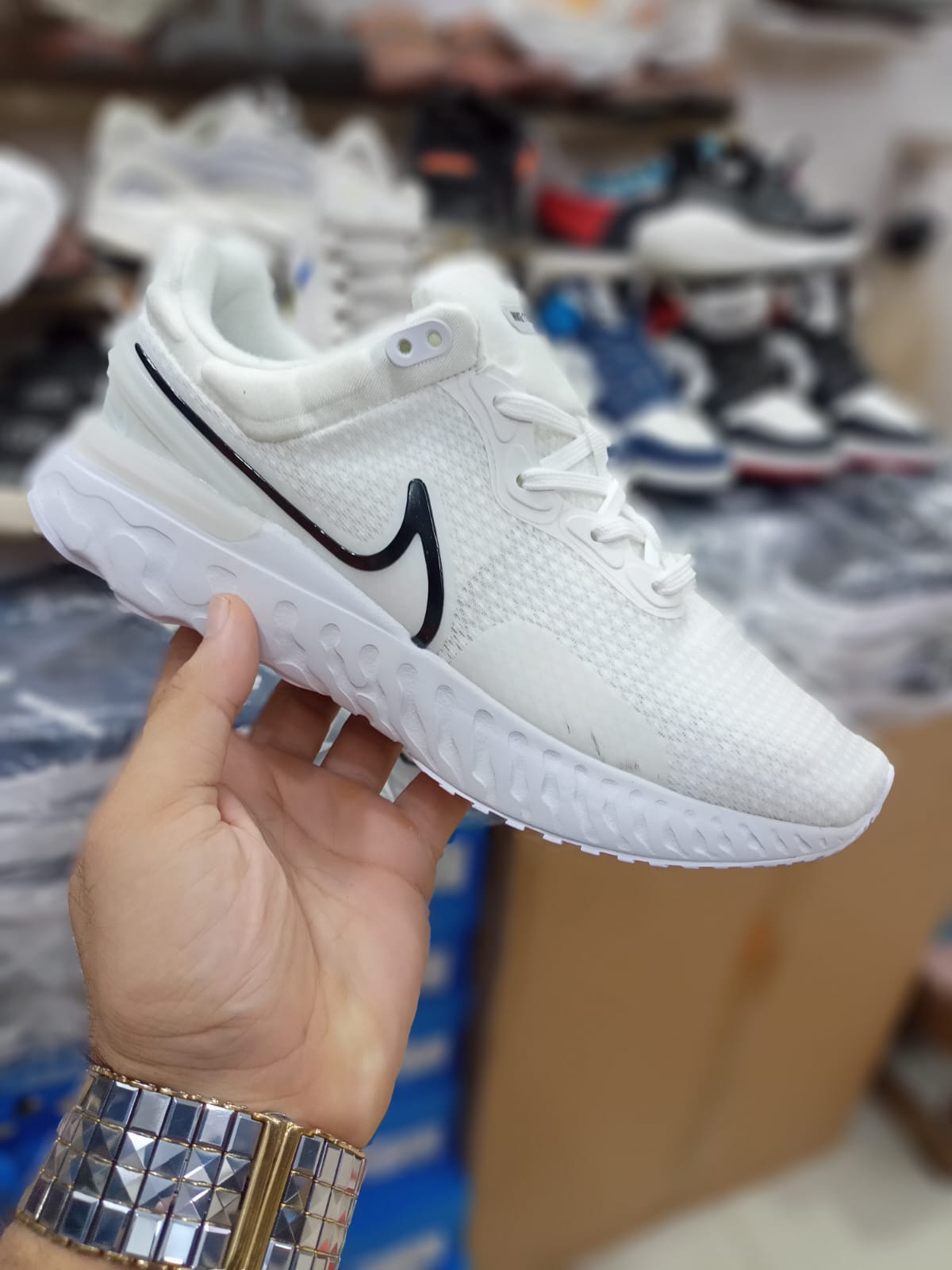 NKE - React Miler 3 - All White