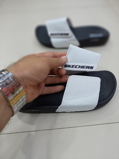 Skechers - Hyper Burst Slides - D3 - White Black