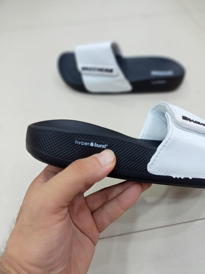 Skechers - Hyper Burst Slides - D3 - White Black