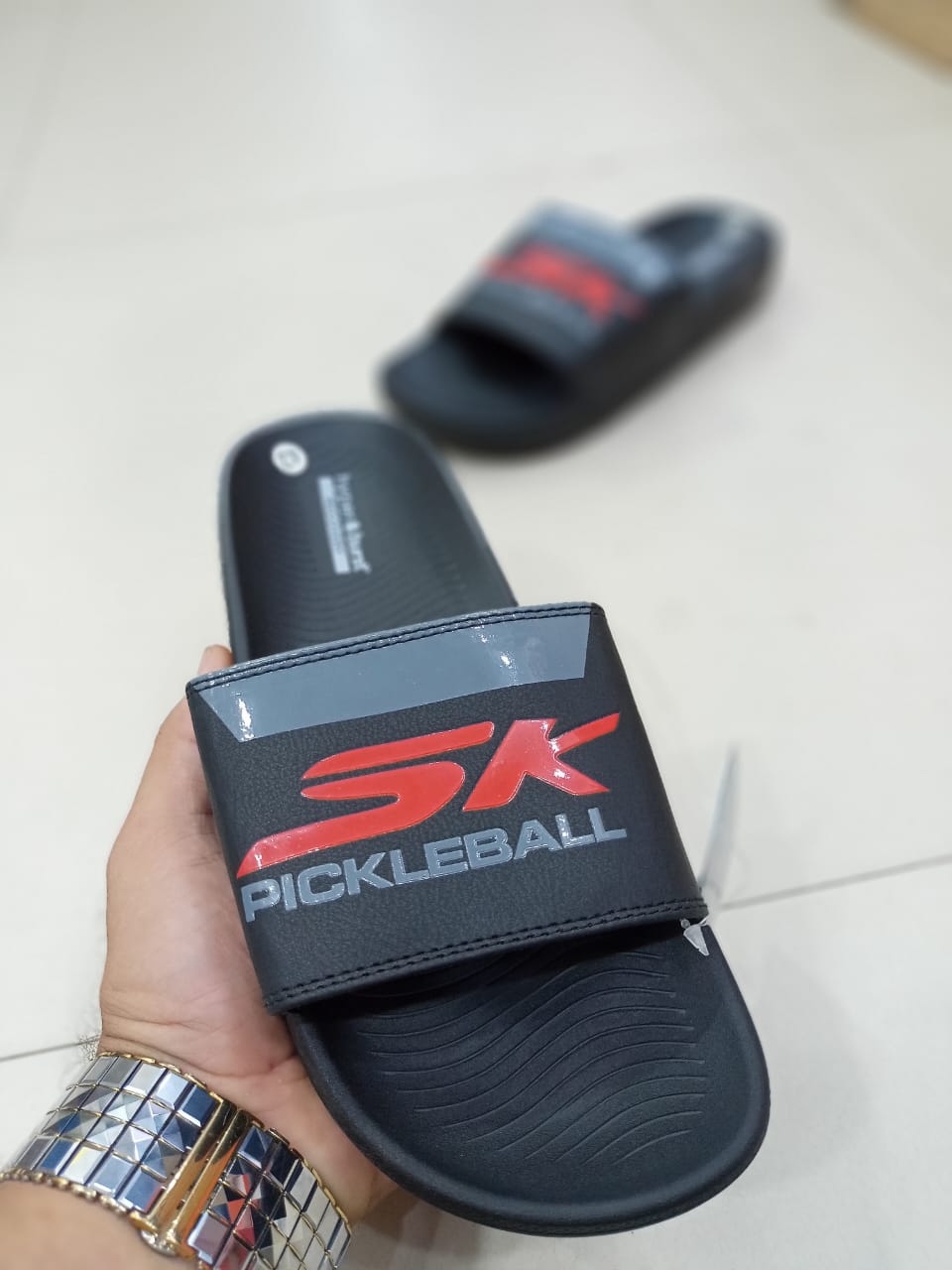 SK - Hyper Burst Slides - Black Red