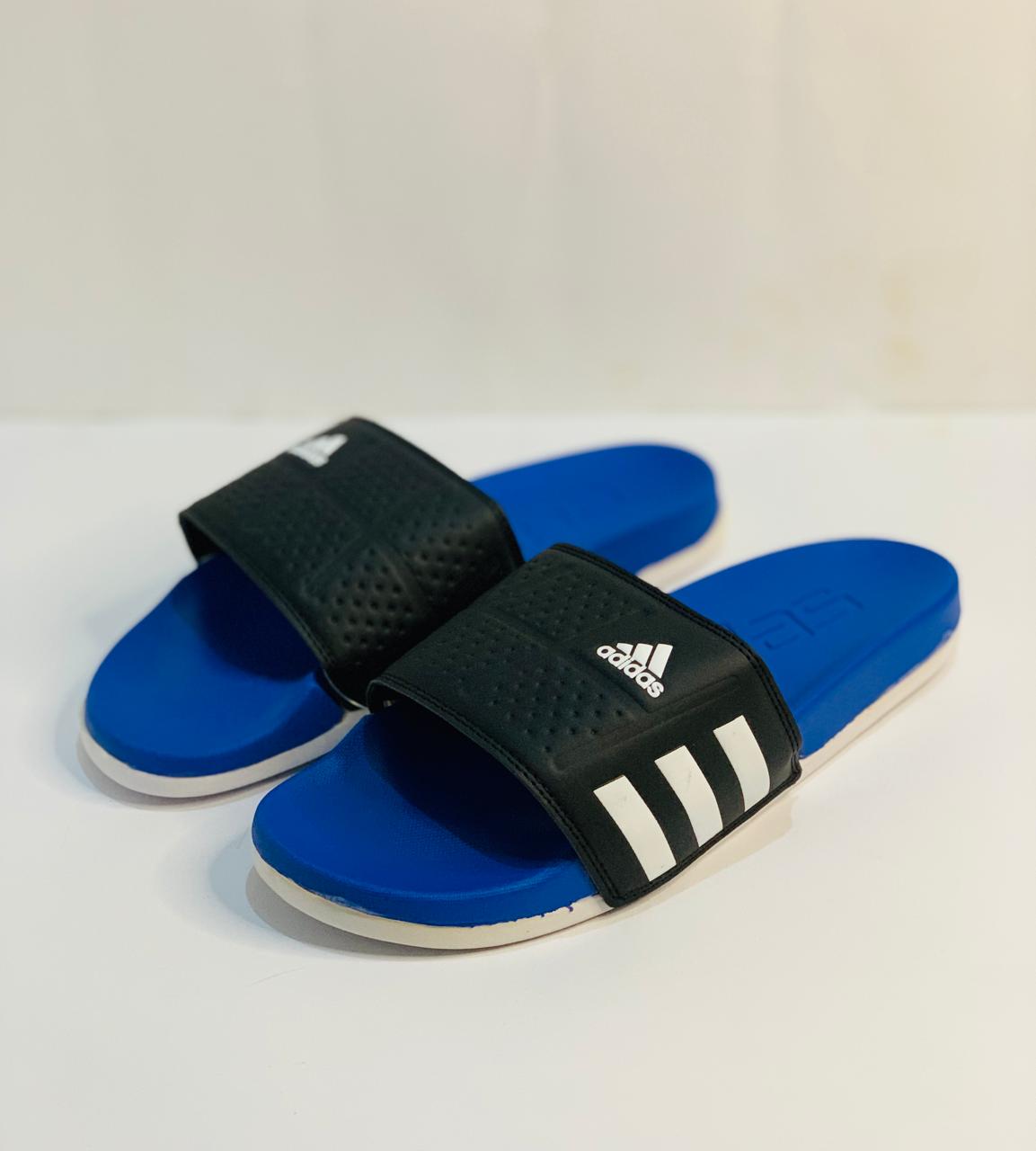 Adid - Slides - D4 - Blue Black