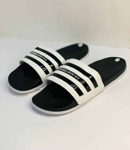 Adid - Adilette 1972 - Black with White Line