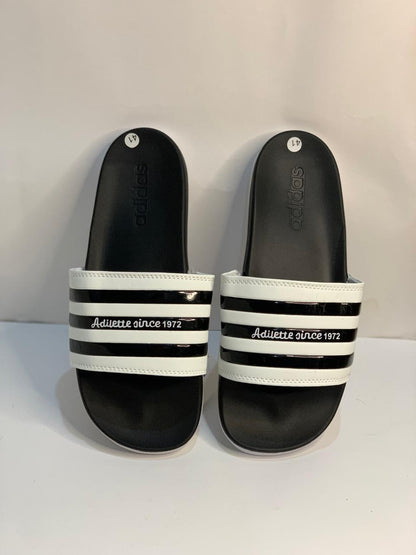 Adid - Adilette 1972 - Black with White Line