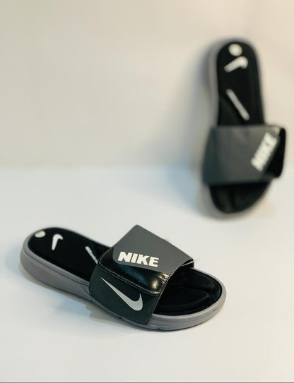 NKE - Slides - D5 - Gray Black