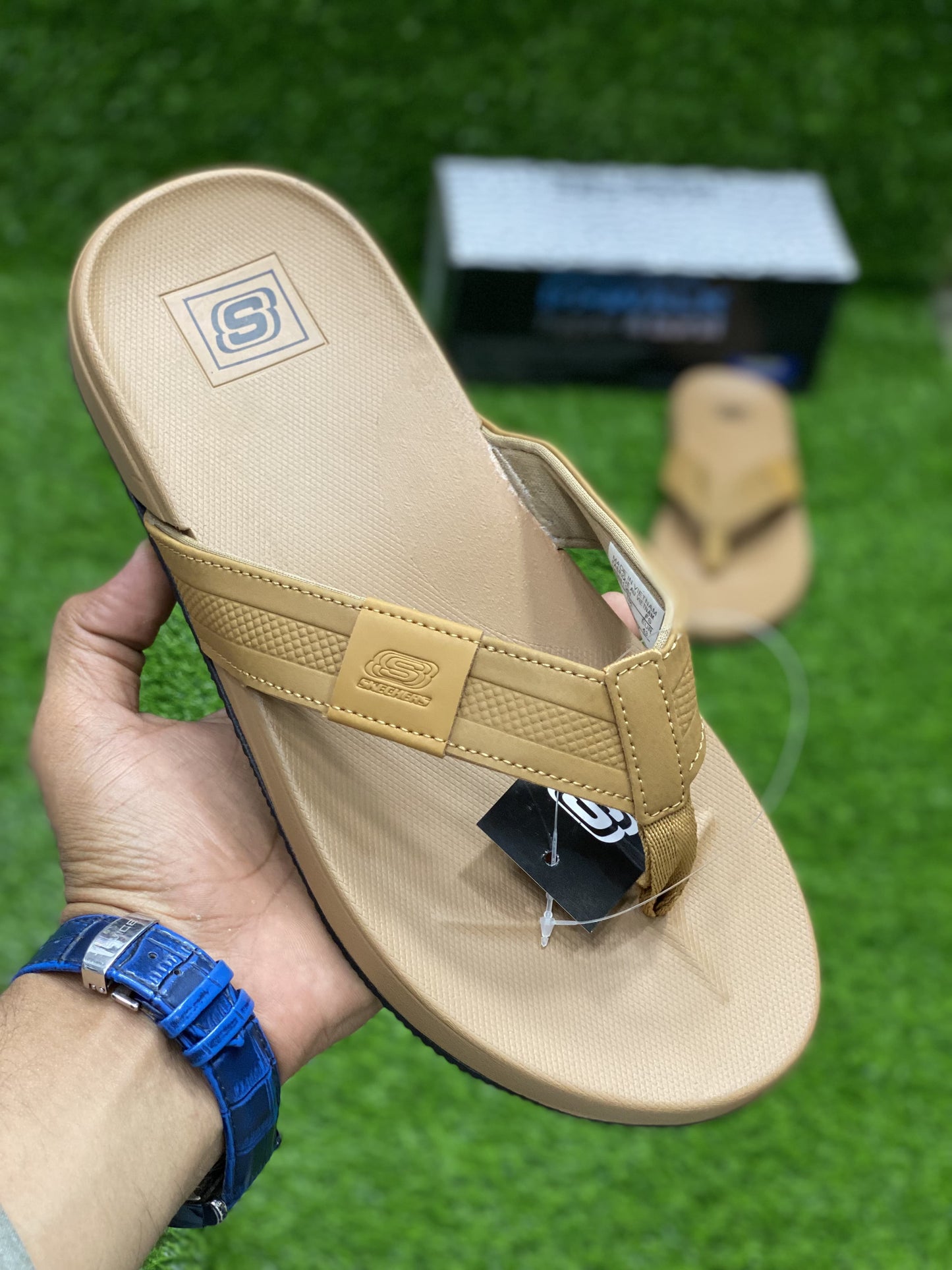 Skechers - CrossFlex Slides - D3 - Beige