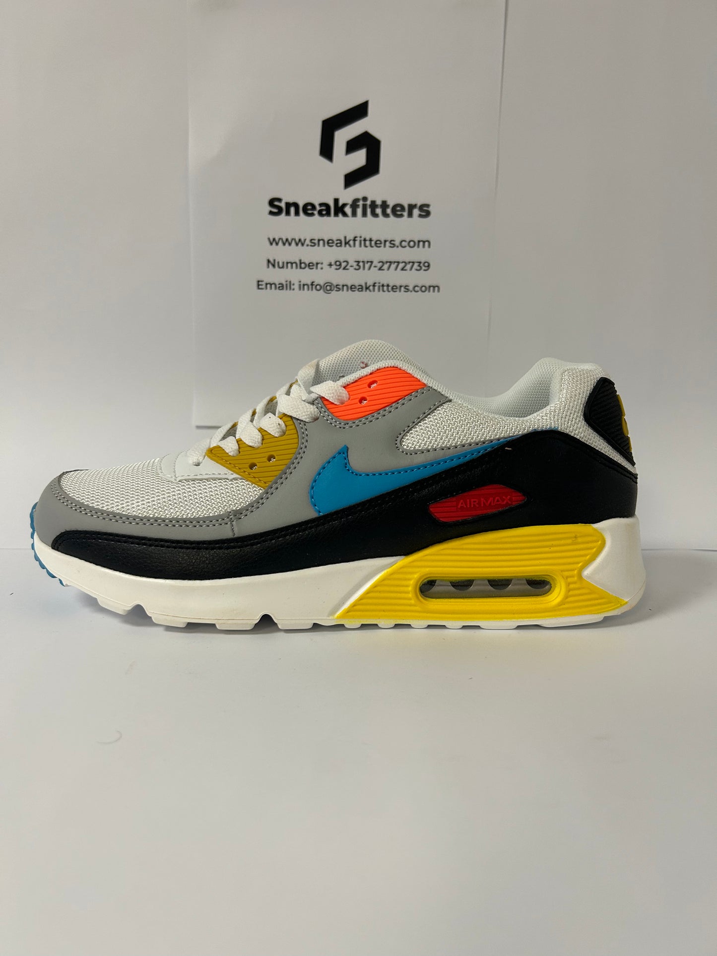 NKE Air Max 90 - White Yellow