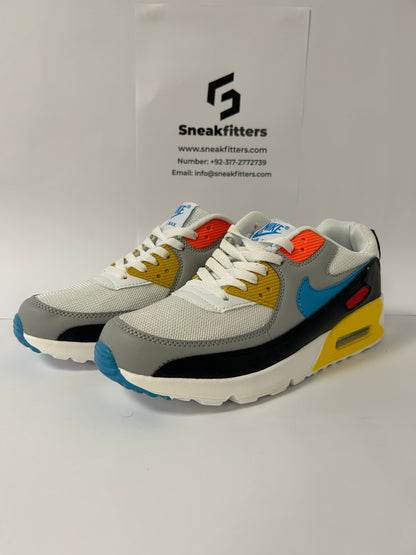 NKE Air Max 90 - White Yellow