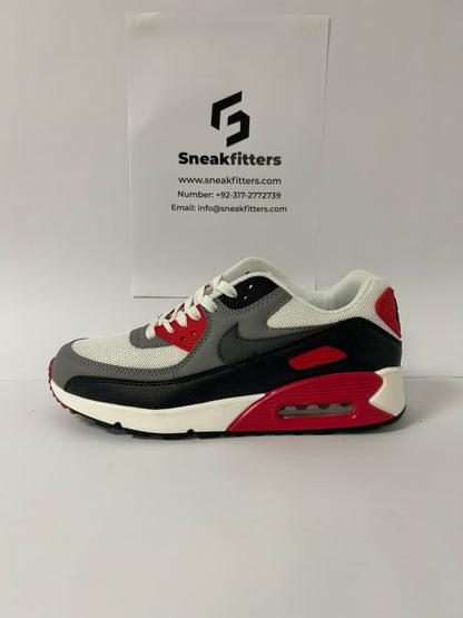 NKE Air Max 90 - White Red (Sale)