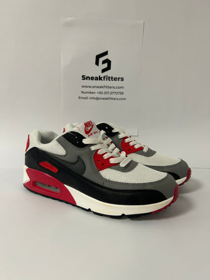 NKE Air Max 90 - White Red (Sale)