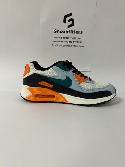 NKE Air Max 90 - White Orange