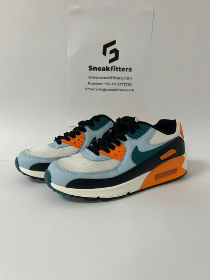 NKE Air Max 90 - White Orange