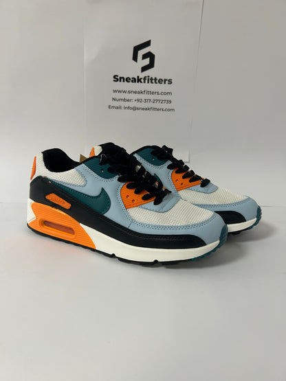 NKE Air Max 90 - White Orange (Sale)