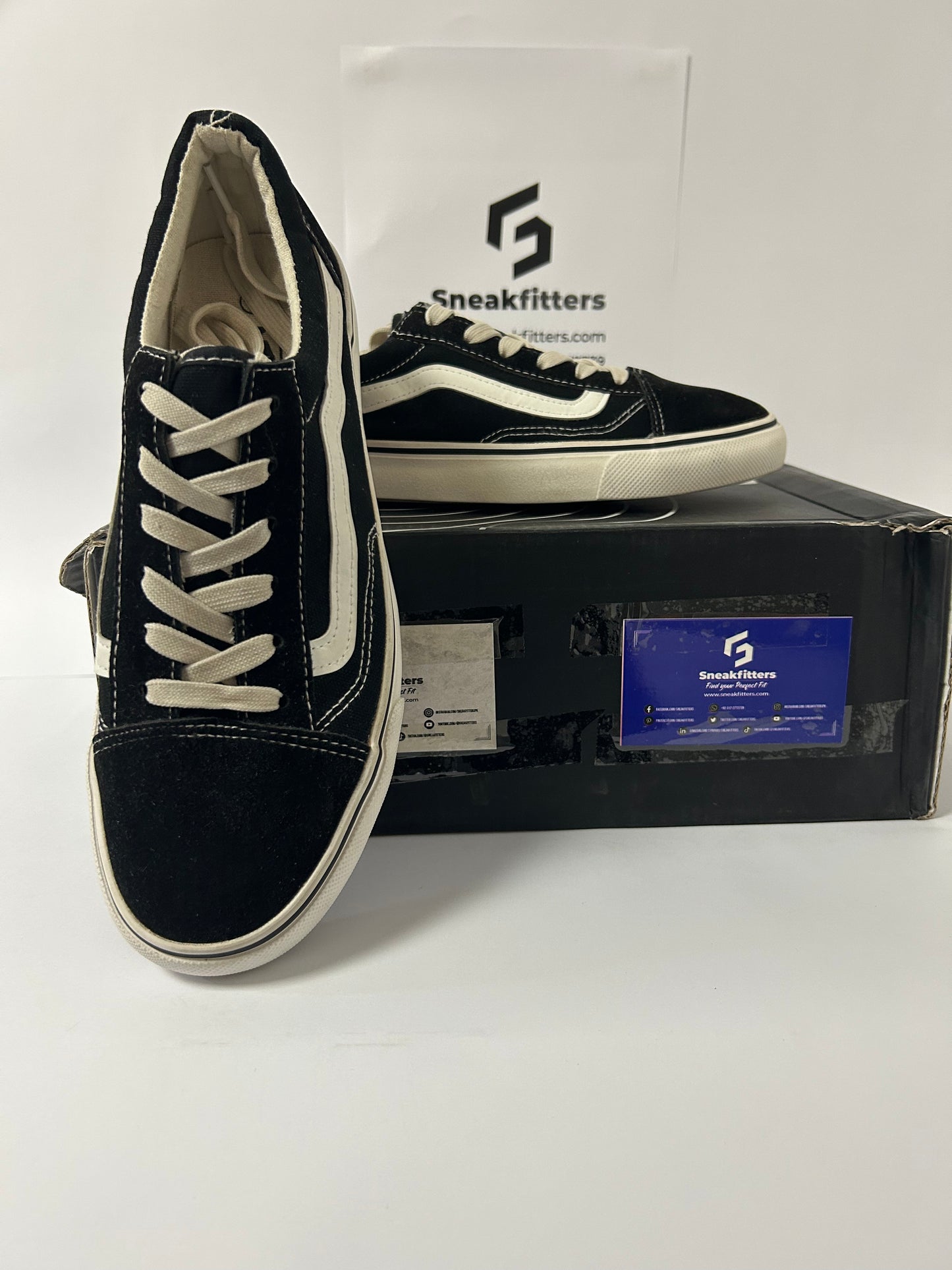 VANNS - OLD SKOOL - Black White (Sale)