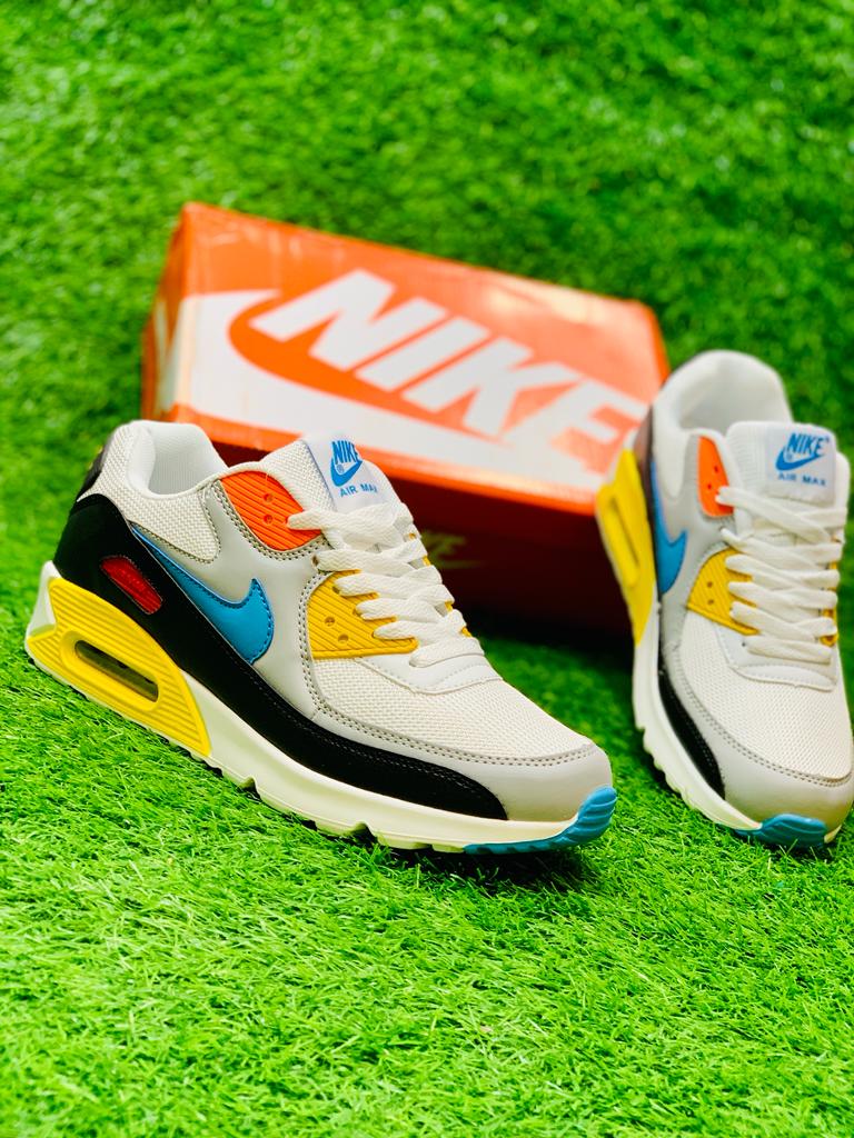 NKE Air Max 90 - White Yellow