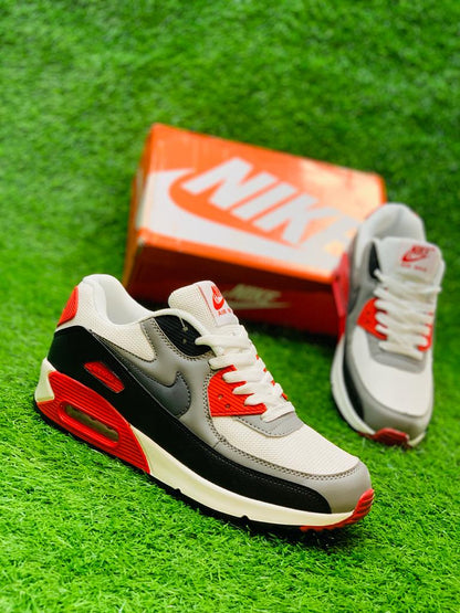 NKE Air Max 90 - White Red (Sale)