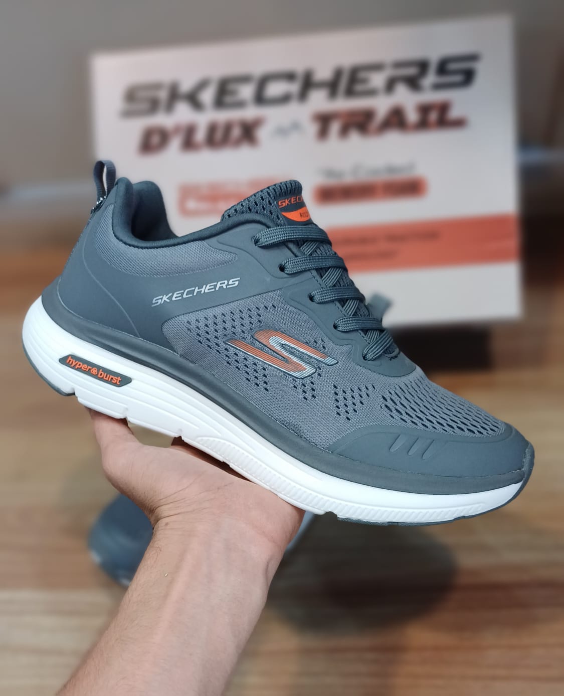 Skechers - Archfit - Hyper Burst - Grey