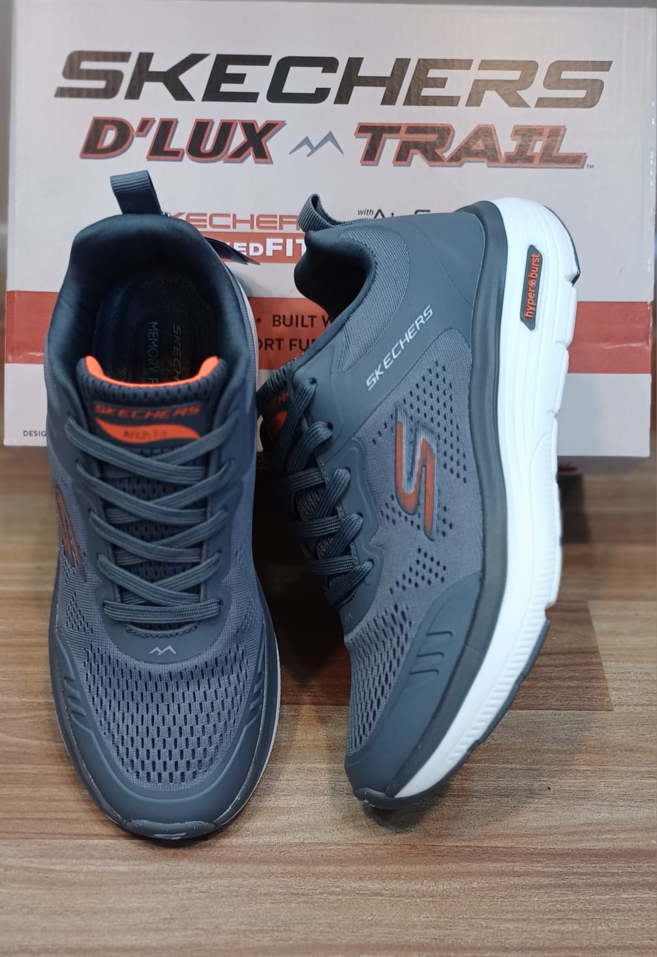 Skechers - Archfit - Hyper Burst - Grey