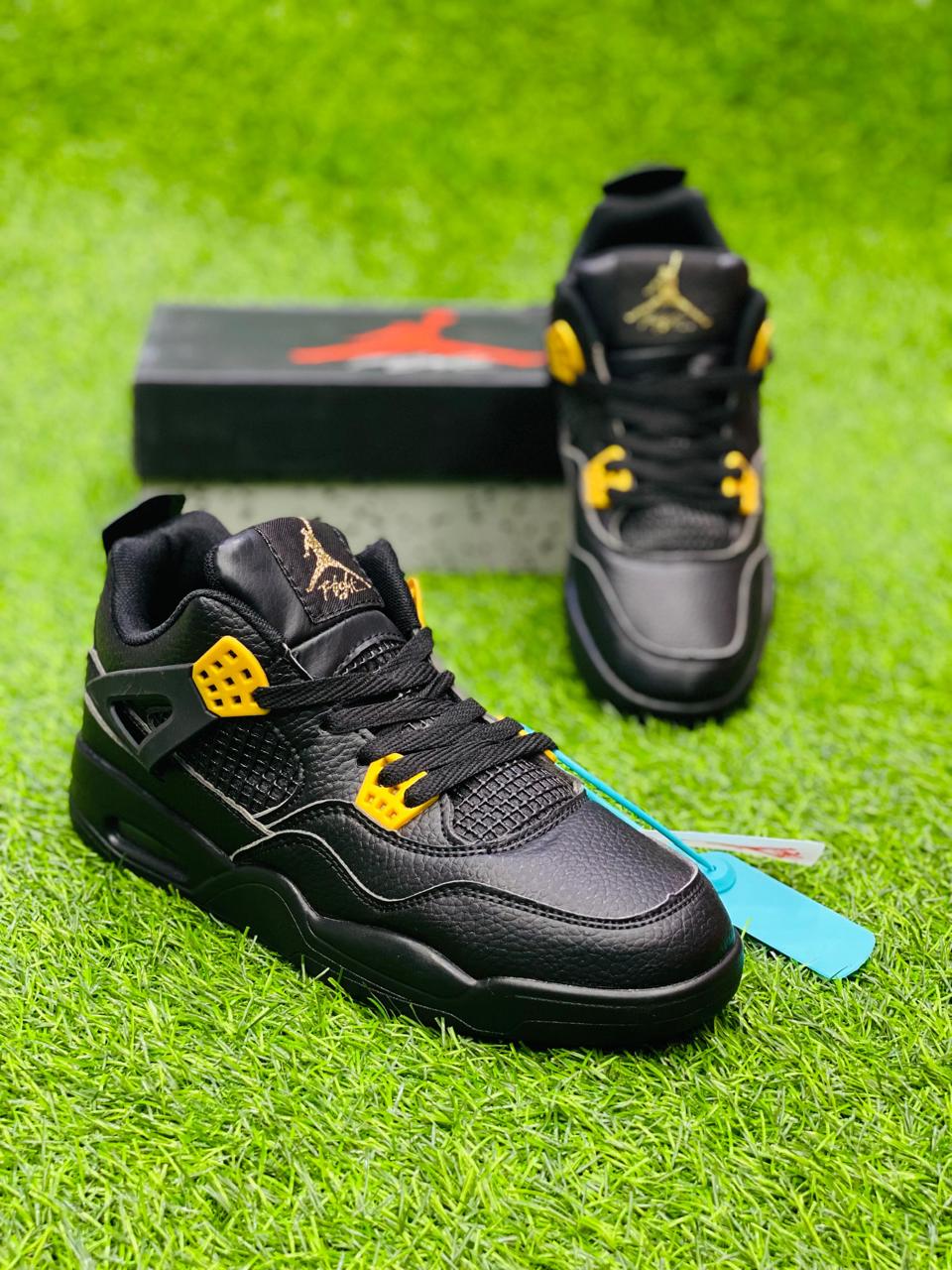 AR JDN 4 - Retro - Black Yellow