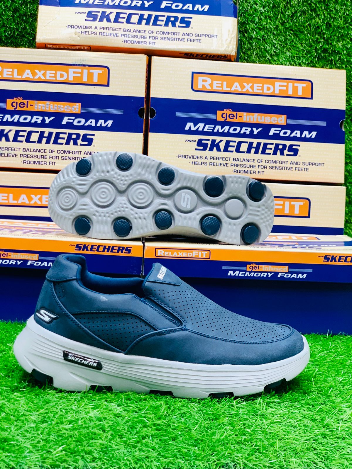 Skecher -  MF - Blue with White