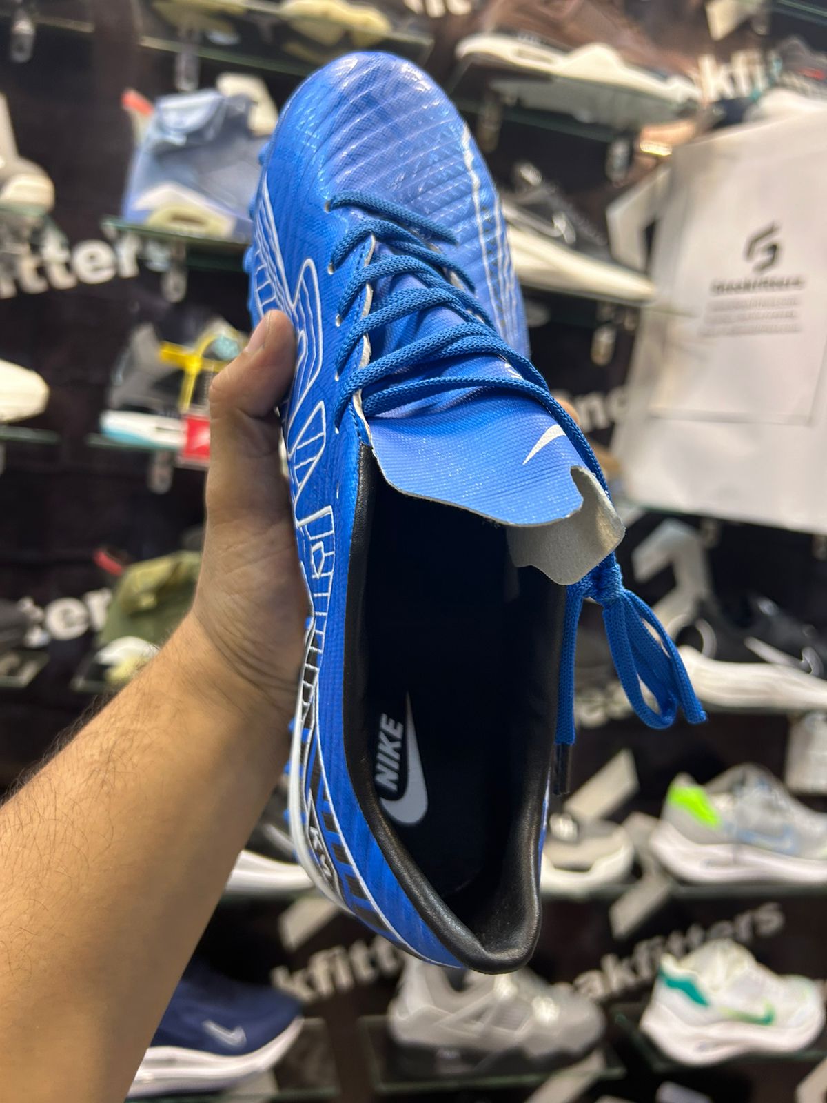 NKE - Football Boots - Blue With White