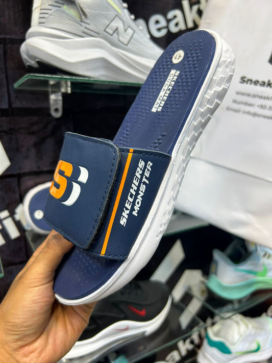 Skecher - D1 - Slides - Blue White