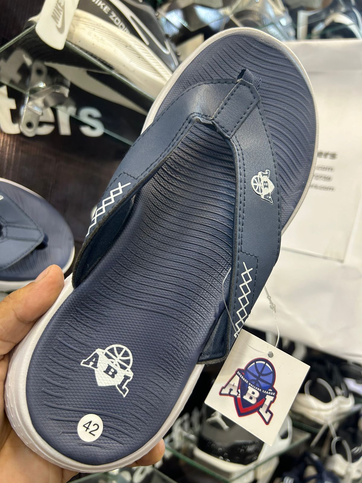 Skecher - D6 - Slides - Blue White