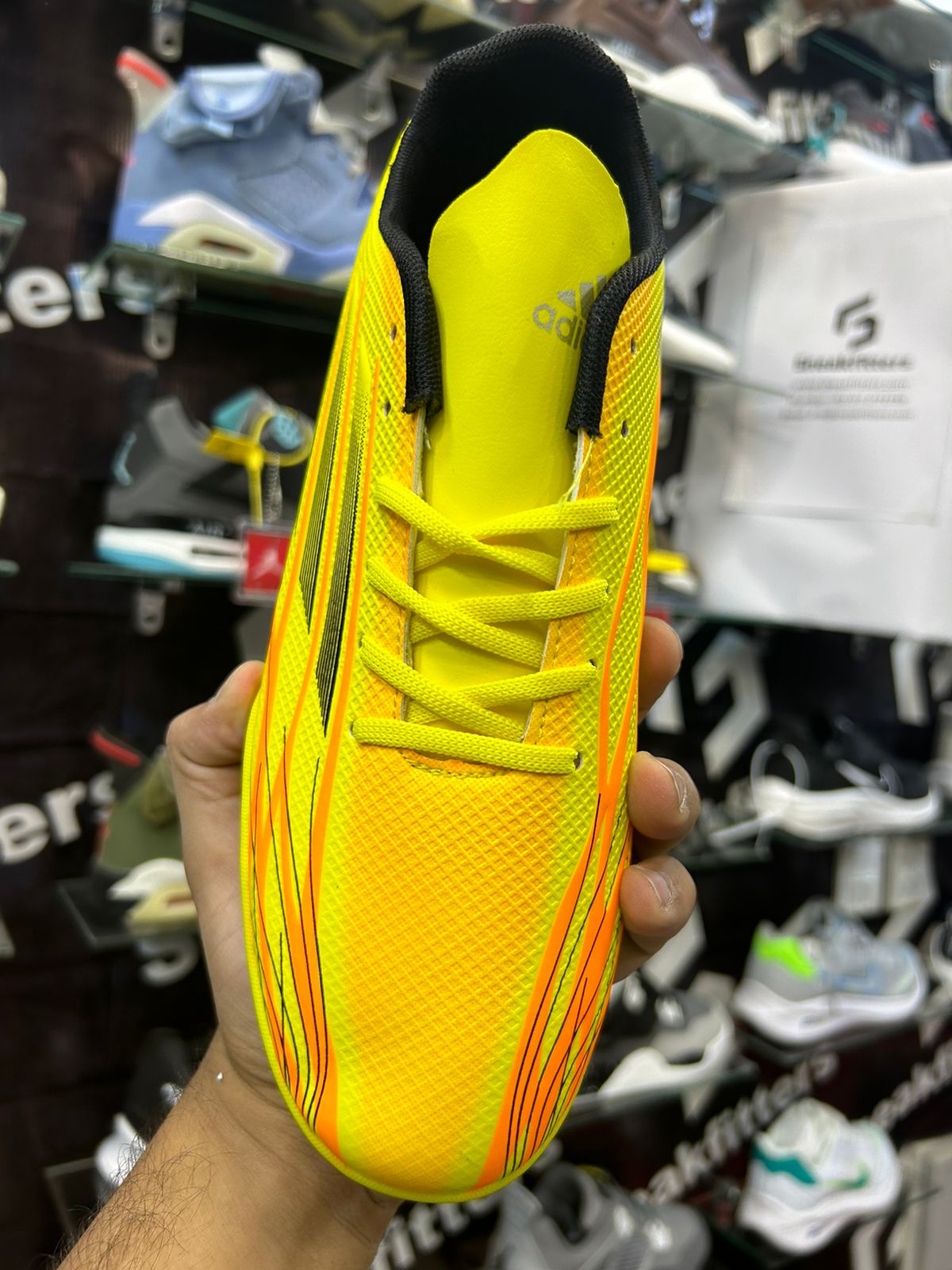 Adid - Football Boots - Yellow Orange