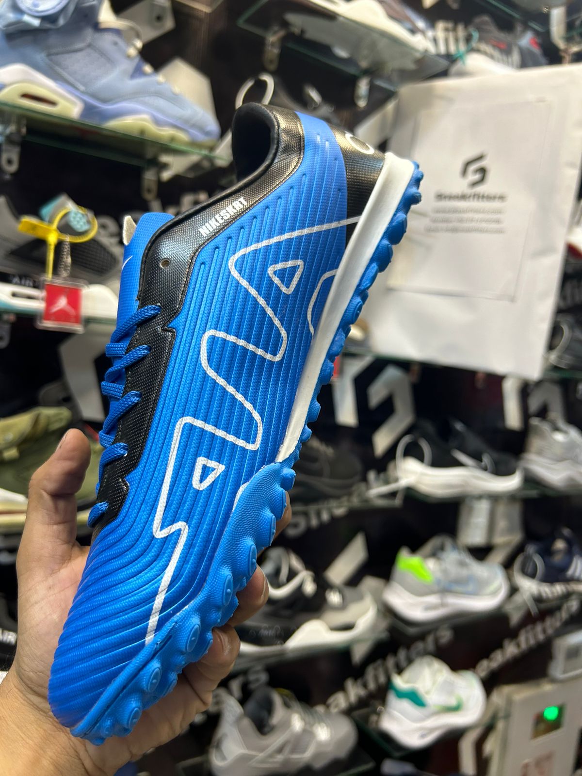 NKE - Football Boots - Blue with Black