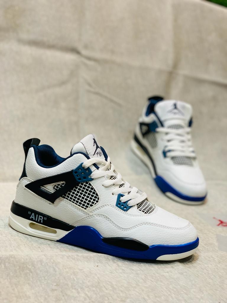 AR JDN  4 - Retro - White Blue