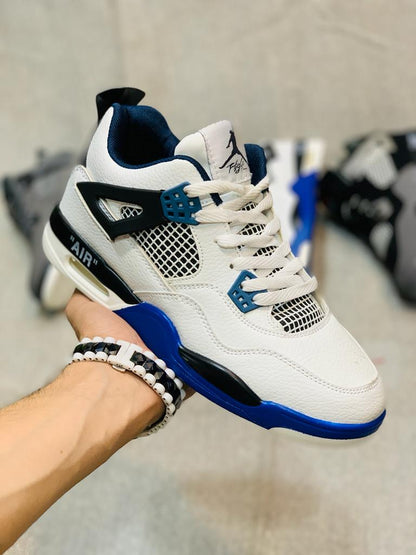 AR JDN  4 - Retro - White Blue