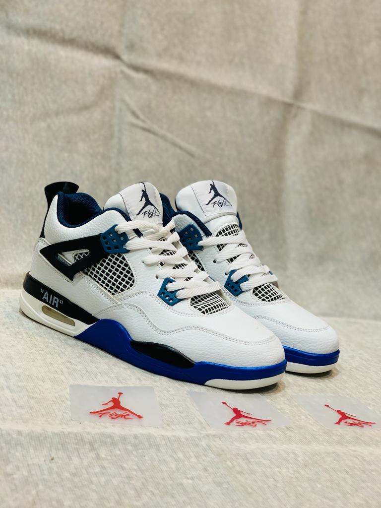 AR JDN  4 - Retro - White Blue