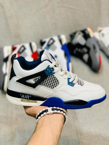 AR JDN  4 - Retro - White Blue