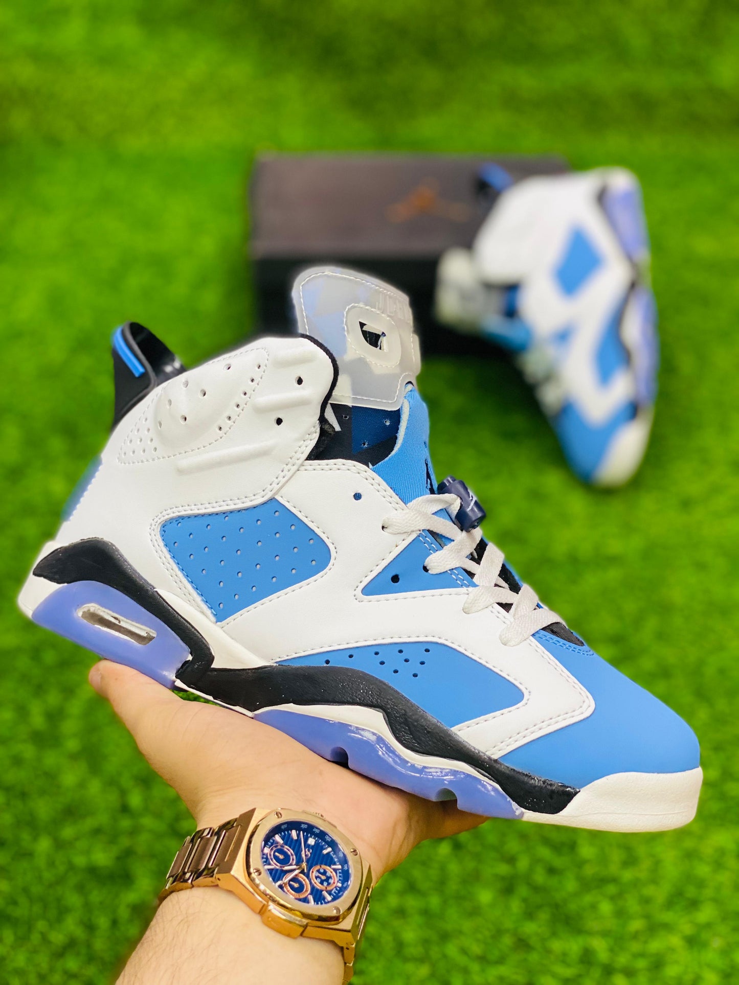 AR JDN 6 Retro Blue White (Premium)