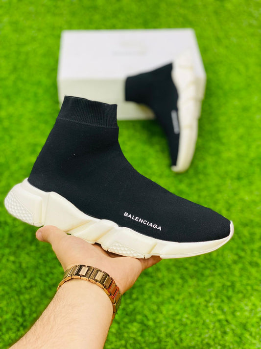 Balenciaga - Knit Speed Trainer Sneakers - Black