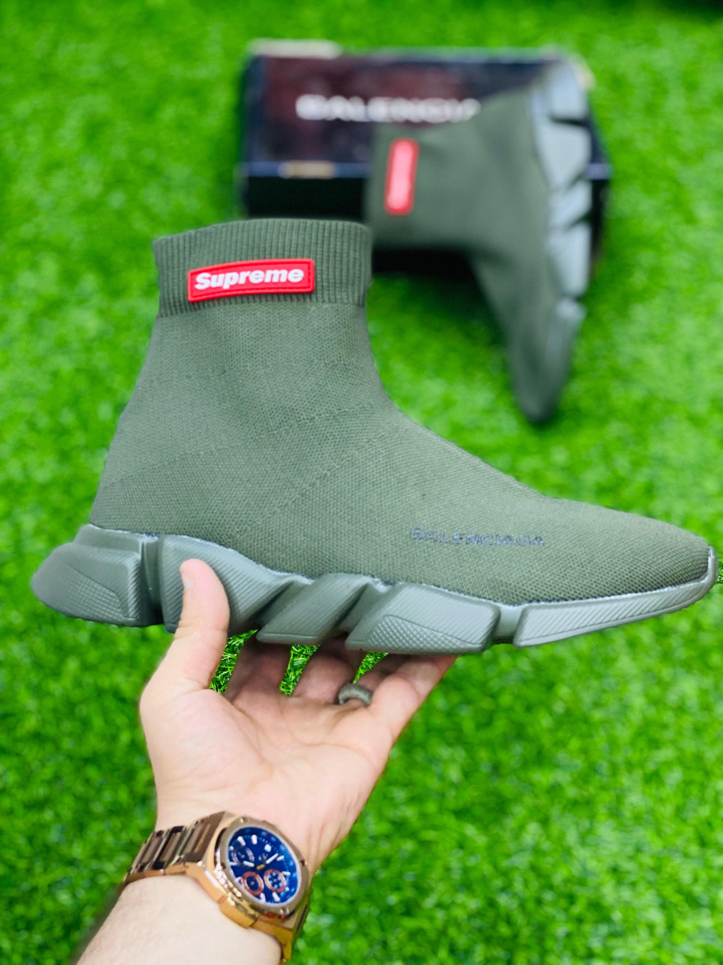 Balenciaga - Speed 2.0 - Olive Green