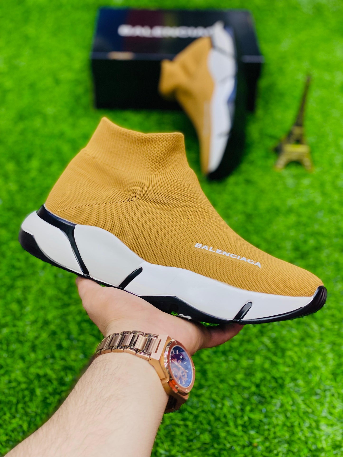 Balenciaga - Speed Trainer - Mustard