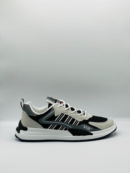 Fashion - Shien Adon Sneakers - Black Grey White