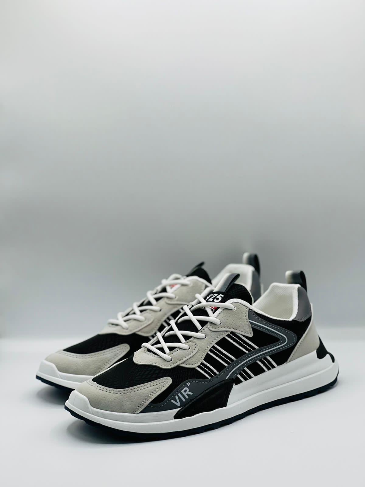 Fashion - Shien Adon Sneakers - Black Grey White