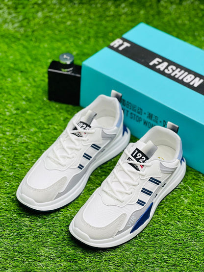 Fashion - Shien Adon Sneakers - White Blue