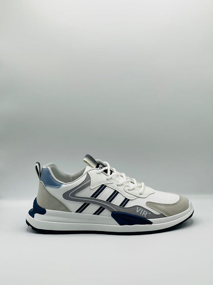 Fashion - Shien Adon Sneakers - White Blue