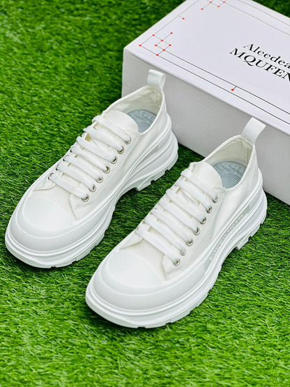 Fashion - Tread Slick Sneakers - White