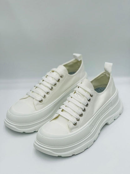 Fashion - Tread Slick Sneakers - White