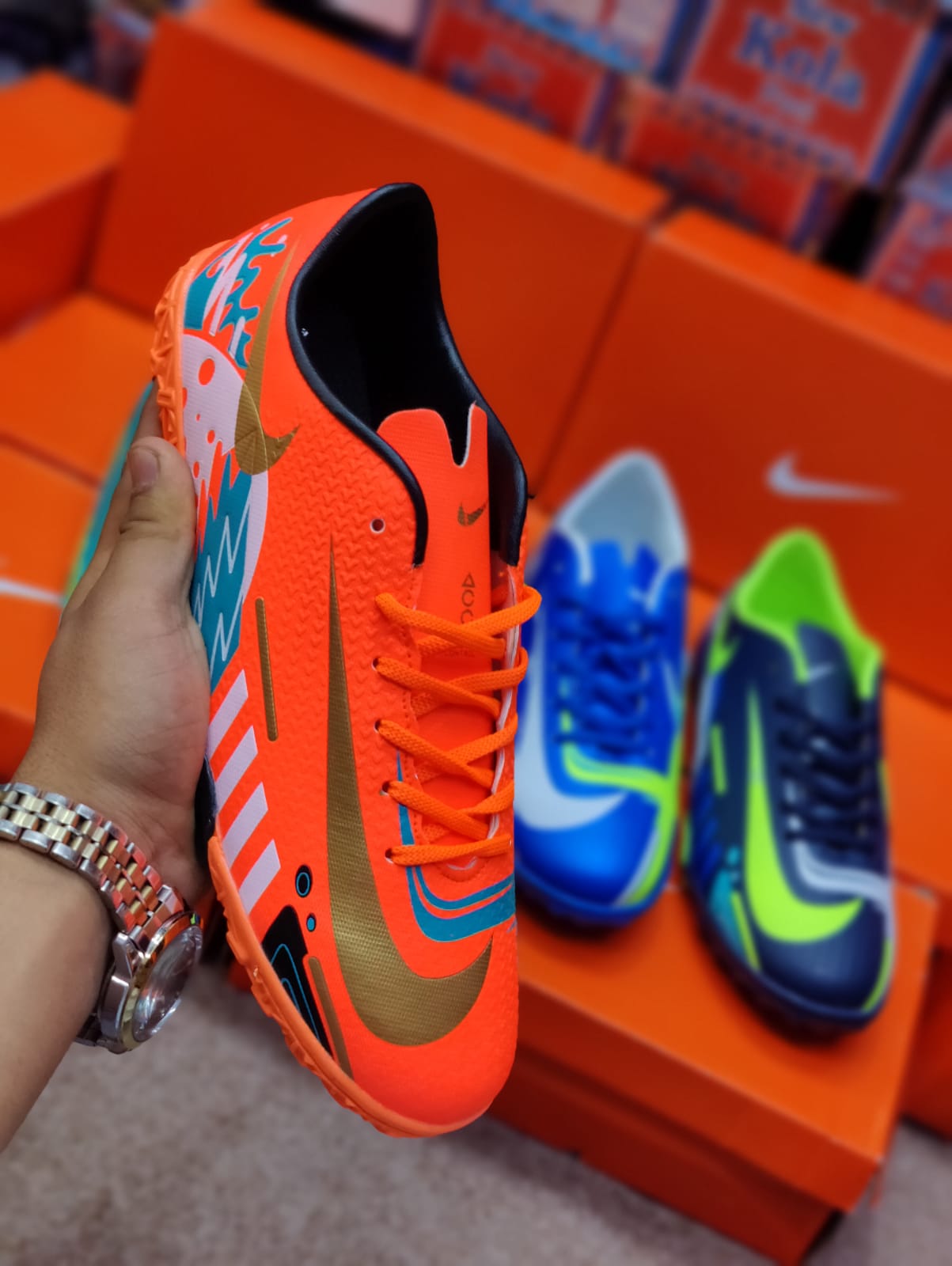 NKE - Football Boots - Orange