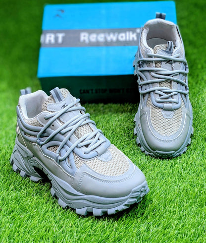 ReeWalk -  Chunky Sneakers - Grey Vanilla