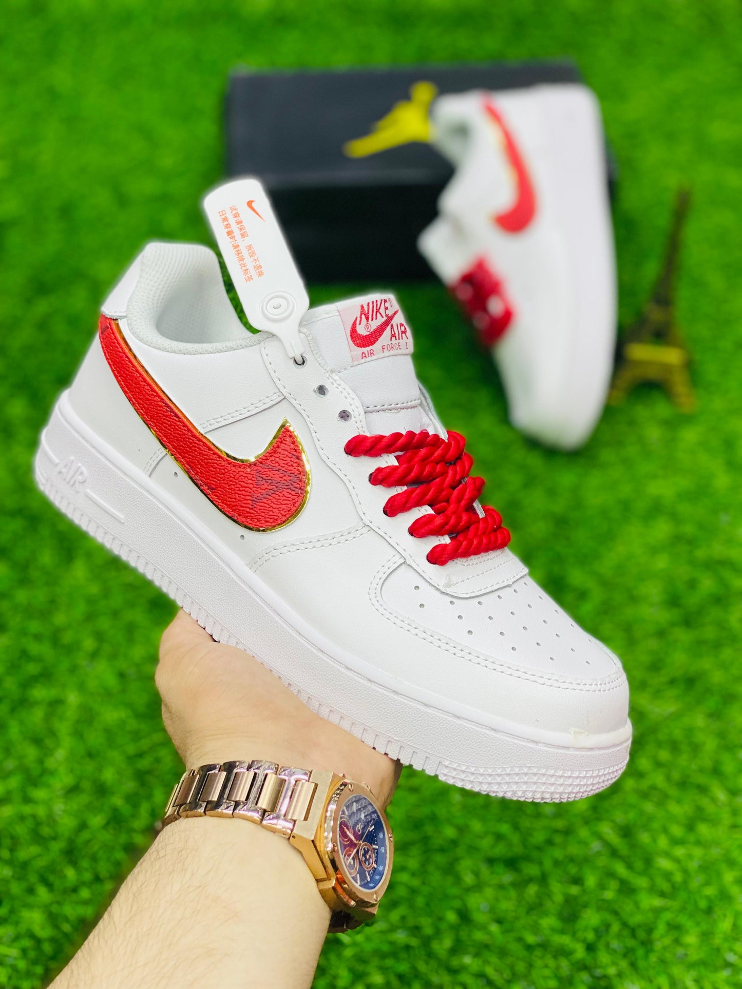 NKE Airforce 1 - White Red