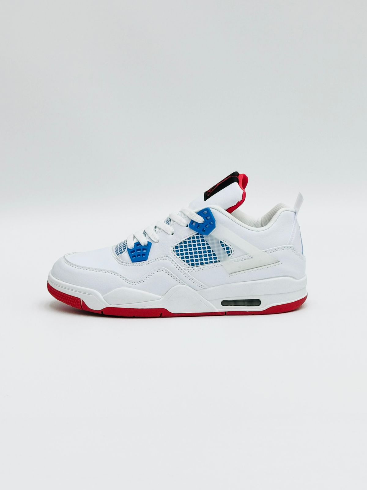 AR JDN  4 - Retro - White with Blue Red